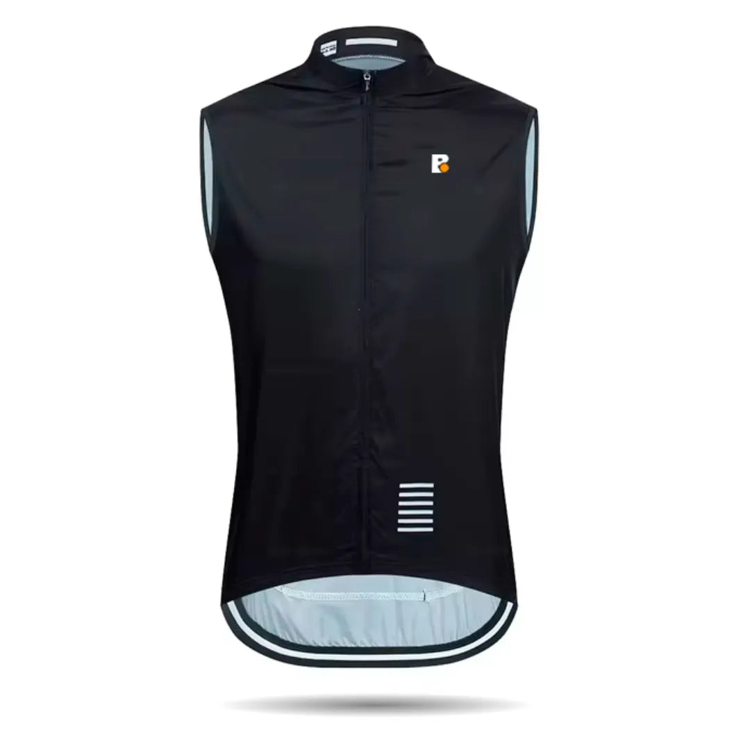 Chaleco Rompeviento Negro