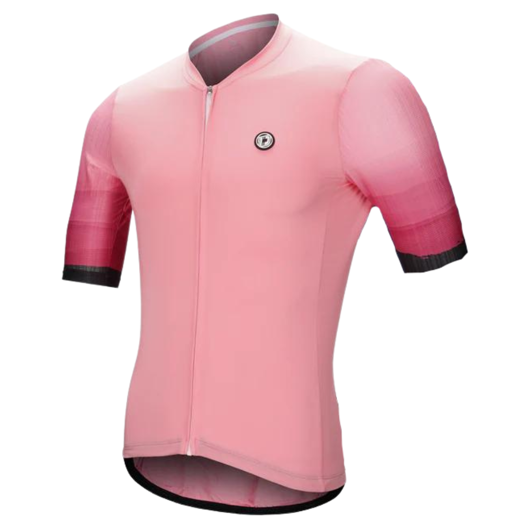 Camiseta De Ciclismo Lisa Rosa