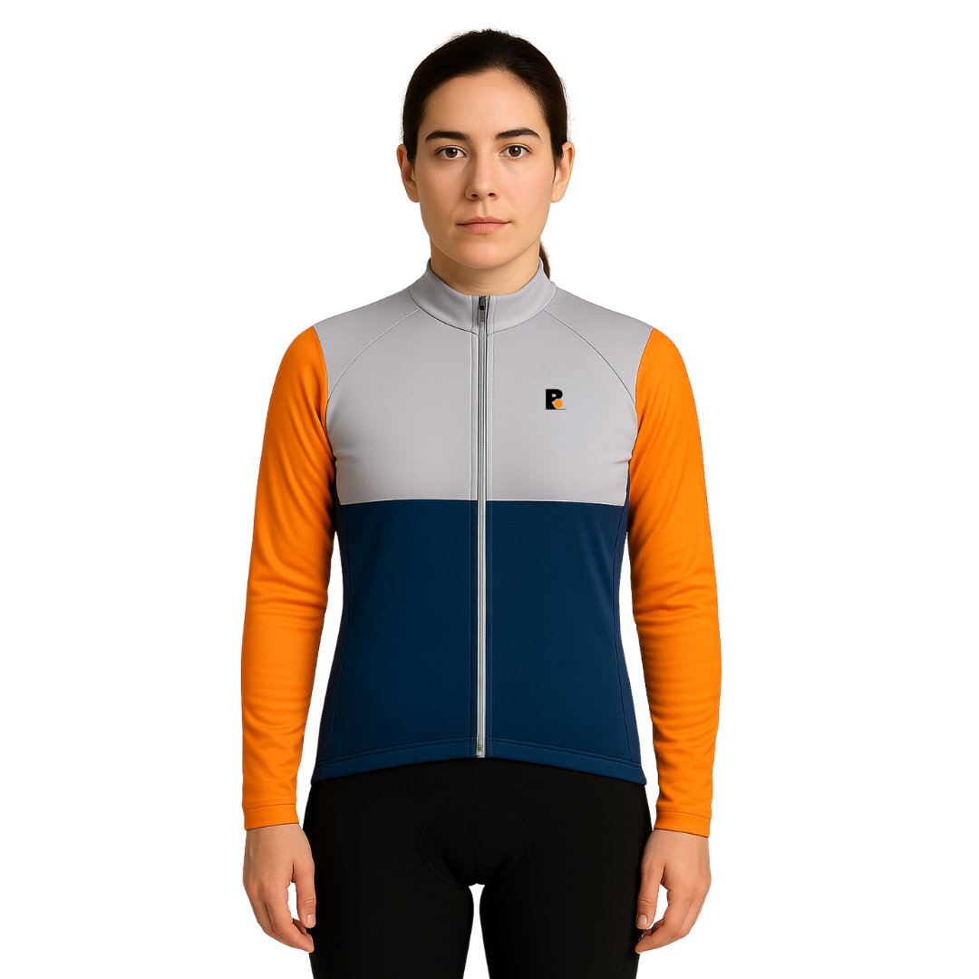 Campera termica naranja