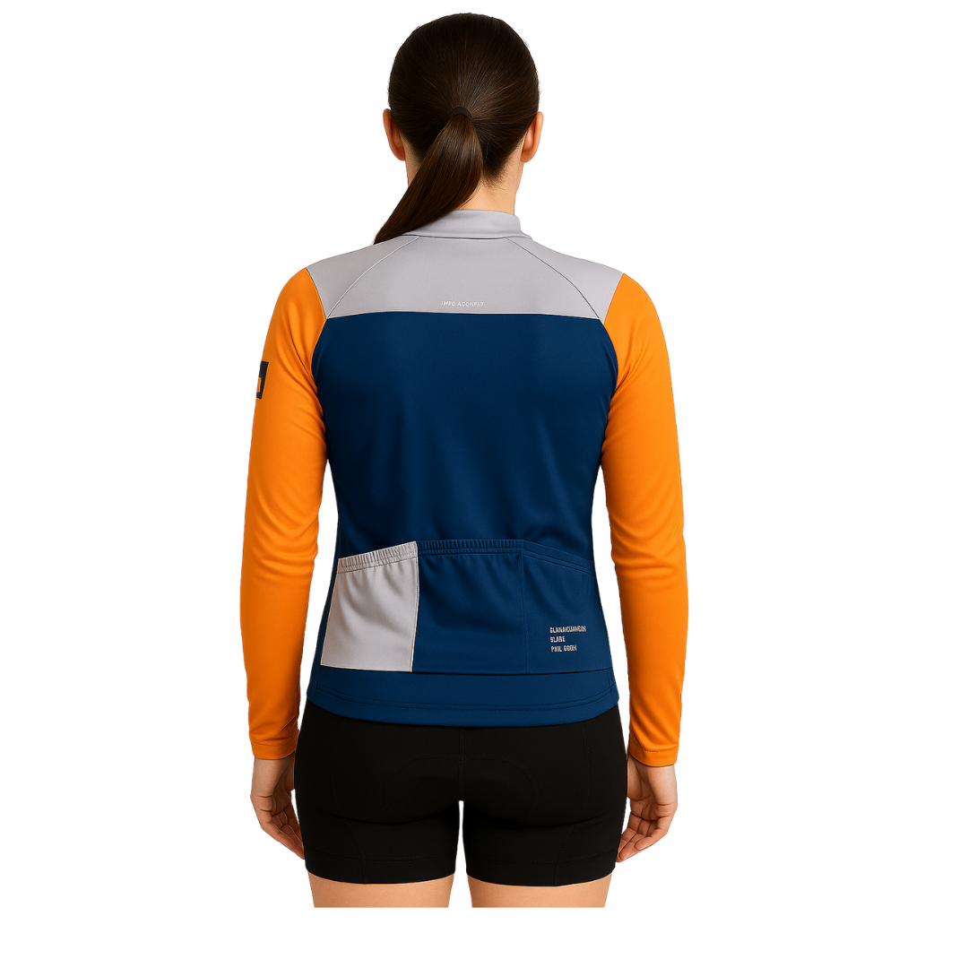Campera termica naranja