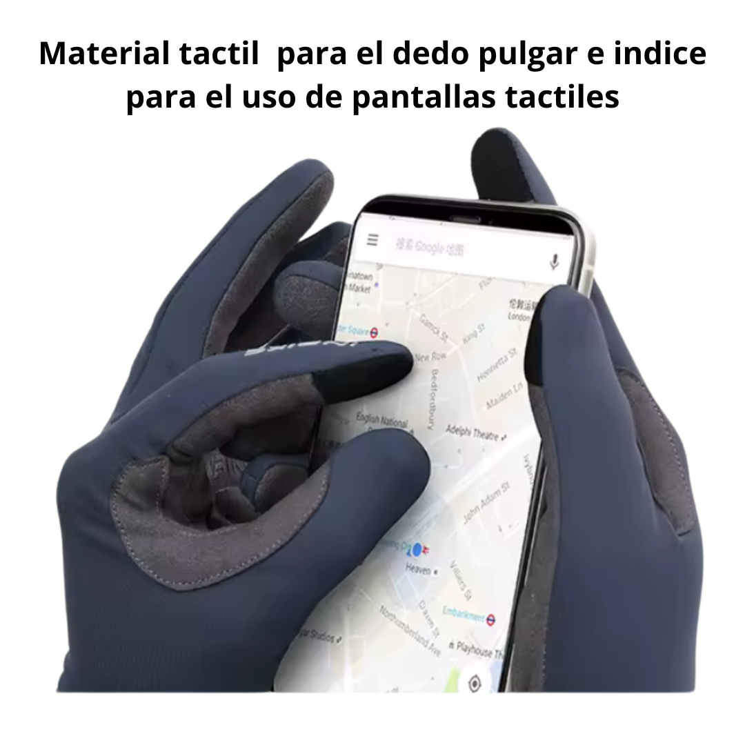 Guantes largos termicos negros