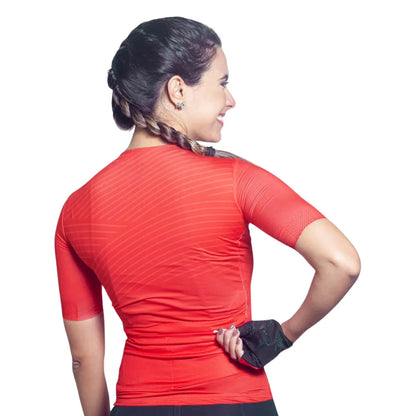 Camiseta Red Line Mujer - Rojo