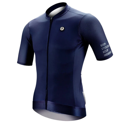 Camiseta De Ciclismo Lisa Navy Azul