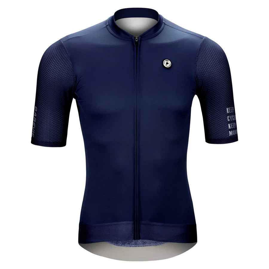 Camiseta De Ciclismo Lisa Navy Azul