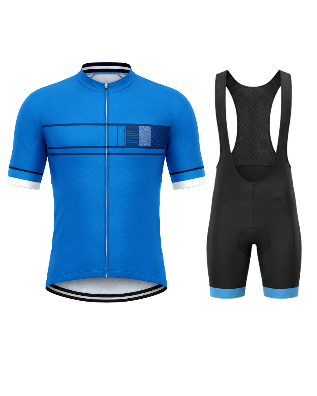 Conjunto corto azul