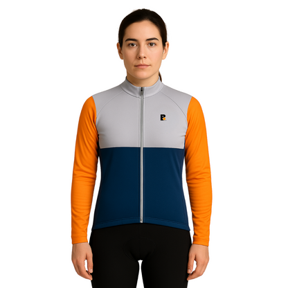 Campera termica naranja