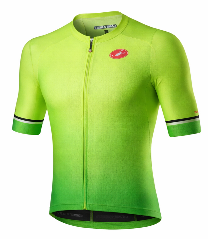 Camiseta Castelli Verde Fluor