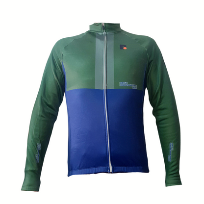 Campera térmica verde-azul